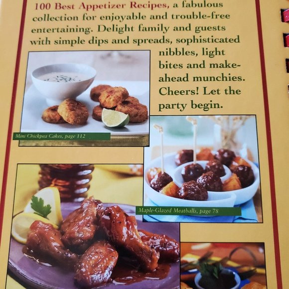 100 BEST APPETIZER RECIPES - Cookbook - Picture 3 of 3